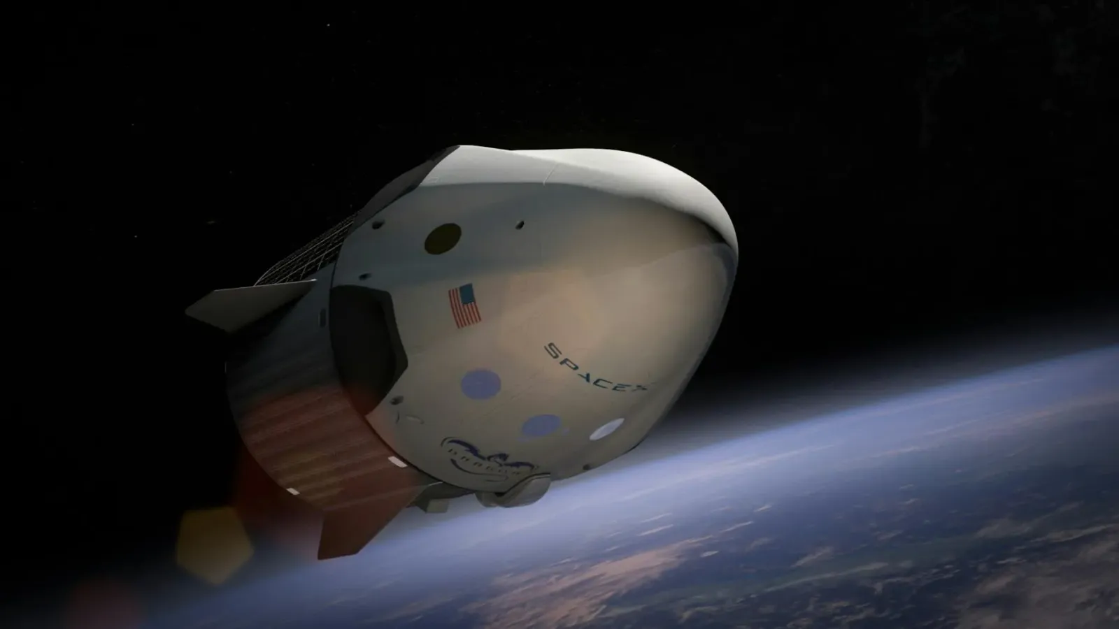 Ilustrasaun kona-ba satélite Golden Dome husi SpaceX iha espasu siderál, ne'ebé monitor hela misil ba sistema defesa.