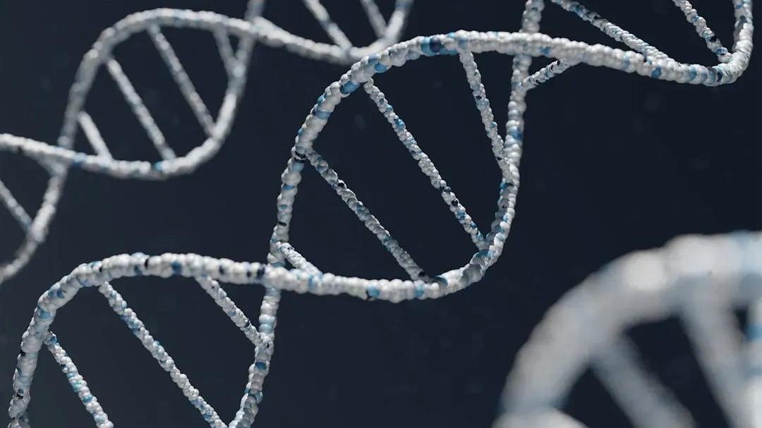 Imajen ida hatudu laboratóriu siénsia antigo ho mikroskopiu no bandajen kirurjia, refere ba deskobrimentu DNA husi Friedrich 