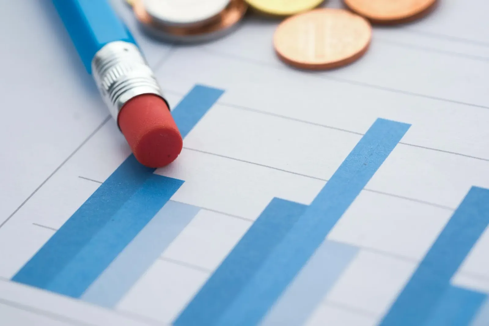 Gráfiku risku finanseiru hatudu impairment no prejuízu iha negósiu, ho seta ba kraik no dokumentu auditória
