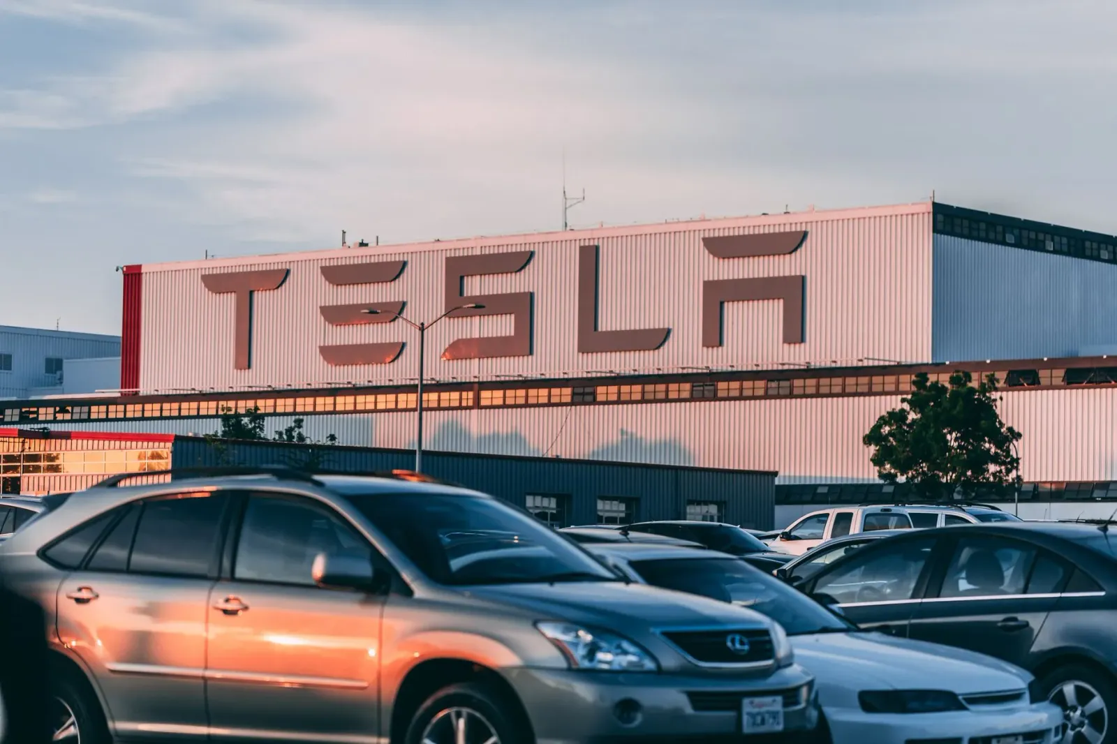 Empregadu Tesla servisu iha fábrika ho oras todan, hatudu kanseiru no esforsu.