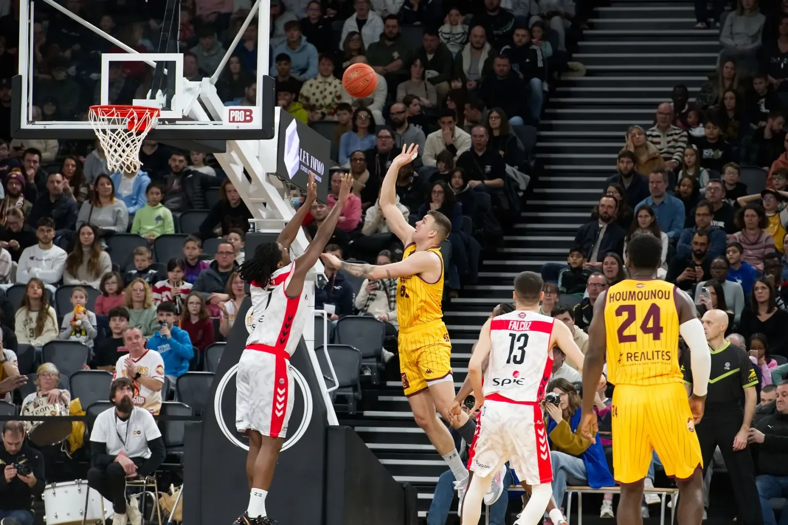 Imajen kombina simbolu NBA, Pink Parma flamingo, no bandeira BRICS - hatudu mudansa globál no ligasaun entre desportu, kultur