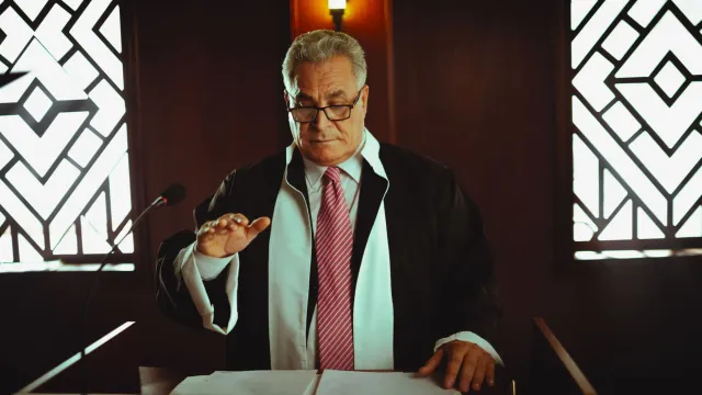 Leon Black bilionáriu iha audiénsia kongresu kona-ba Jeffrey Epstein, ho dokumentu subpoena iha meja, nia rosto hatudu tensau
