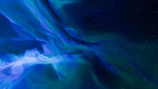 Mapa magnétiku universu ne'ebé hatudu enerjia invisível ho kor sira, hanesan ilustrasaun astronomia teknolojia