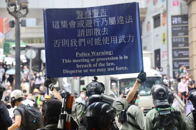 Lorosa'e livraria hosi Hong Kong ho lian ba liberdade expresoun ne'ebé hatudu iha foto
